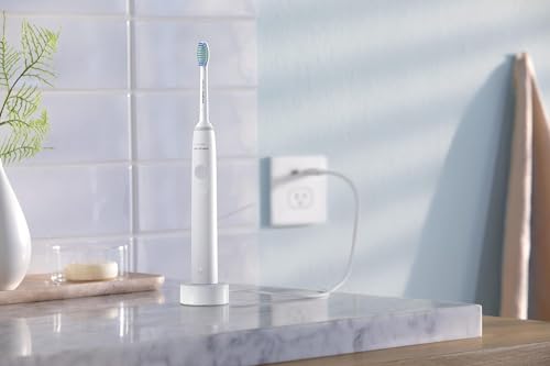 Philips Sonicare HX3411/05 Electric Toothbrush DailyClean 1100 with QuadPacer & Smartimer - (Mint Blue)