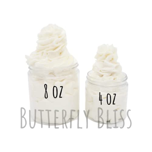 Toasted Marshmallow Whipped Body Butter, natural lotion, organic, 8oz jar, made with shea butter, mango butter, coconut oil, almond oil