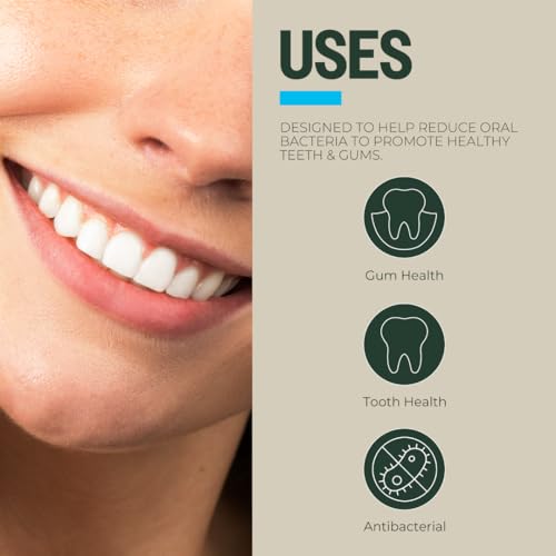 PurO3 Ozone Tooth & Gum Support – Ozonated Organic Olive Oil & Essential Oils for Complete Oral Care & Fresh Breath, Natural Fluoride-Free Solution for Deep Cleaning, Peppermint/Stevia, 2 Fl Oz Gel