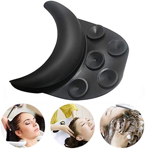 WUWEOT Salon Gel Neck Rest Cushion, Non-slip Silicone Shampoo Bowl Neck Pillow, Hair Washing Sink Basin Tool for Salon and Home