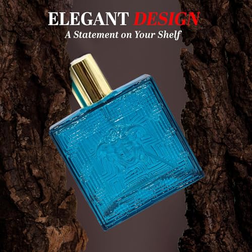 Lion Versatile Cologne for Men Pack of 5 Fragrance 3.4oz 100ml Each Natural Scent Fresh Aromatic Floral Masculine Oriental Woody Notes Individually Boxed Fragrance for Men