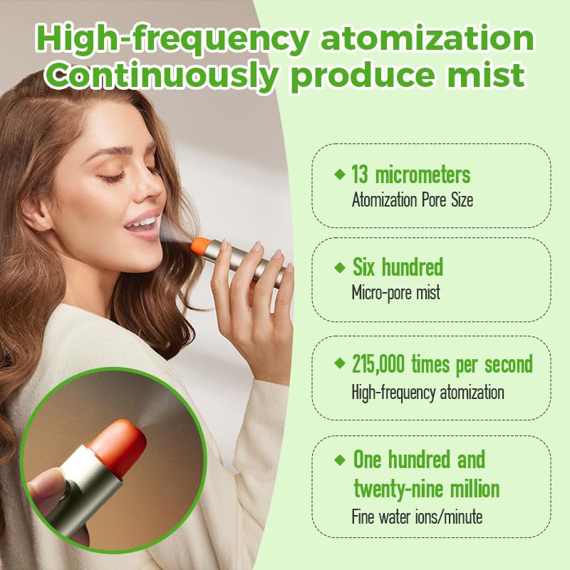 Smart Electric Oral Spray - Mouth Spray Fresh Breath, Cool Mint Breath Spray, Mouth Freshener Spray, Rechargeable, Alcohol Free, With 4 Pods (Classic+4 Bombs)