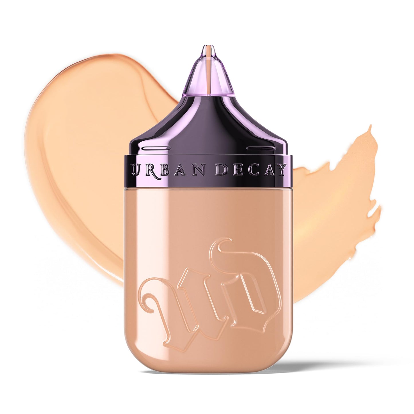 Urban Decay Face Bond Self-Setting Waterproof Foundation, Medium Coverage, Natural Matte Finish, 3% Niacinamide Serum Improves Skin Texture Feel, Transfer-Resistant, Sweat-Proof, Blurs Skin - Shade 4
