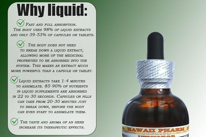 Garlic Alcohol-Free Liquid Extract, Organic Garlic (Allium sativum) Dried Powder Glycerite Hawaii Pharm Natural Herbal Supplement 4x4 oz
