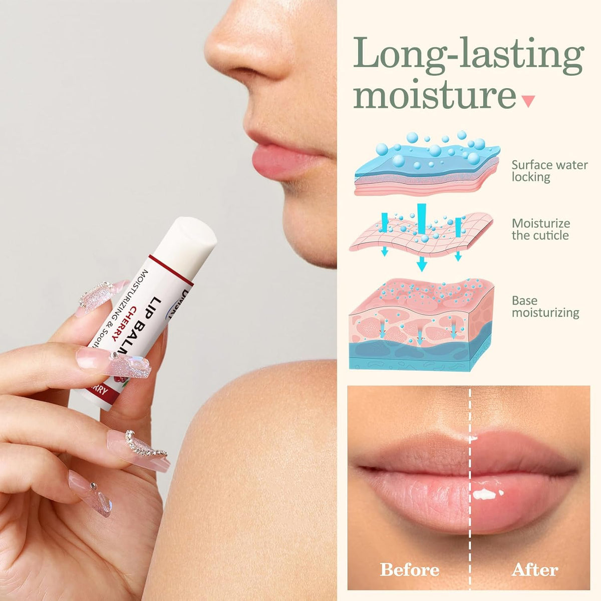 Dmsky Fruit Lip Balm Bulk - Hydrating for Men, Women, Kids - 0.15 Oz, 20 Count (Pack of 1)