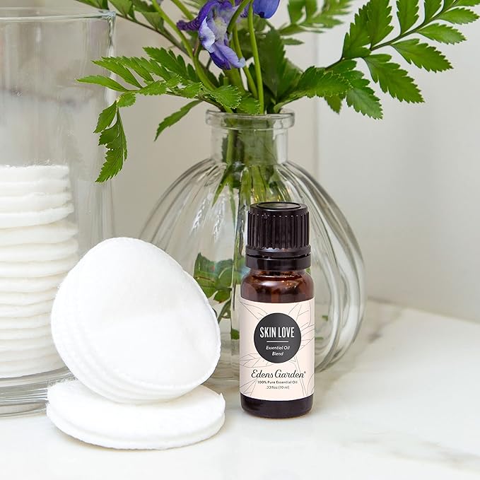 Edens Garden Skin Love Essential Oil Blend- 100% Pure Premium Grade, Undiluted, Natural, Therapeutic, Aromatherapy, The Best for Diffusing, Skin, Face, Hair 10 ml (.33 fl oz)