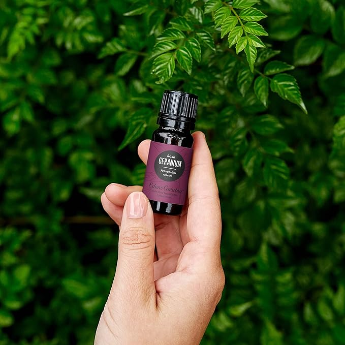 Edens Garden Geranium- Rose Essential Oil, 100% Pure Therapeutic Grade (Undiluted Natural/Homeopathic Aromatherapy Scented Essential Oil Singles) 30 ml
