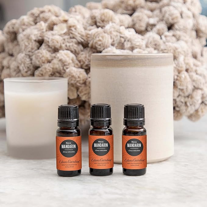 Edens Garden Mandarin- Nova Essential Oil- 100% Pure Premium Grade, Undiluted, Natural, Therapeutic, Aromatherapy, The Best for Diffuser, Candle, Laundry, Kid Safe 30 ml (1 fl oz)